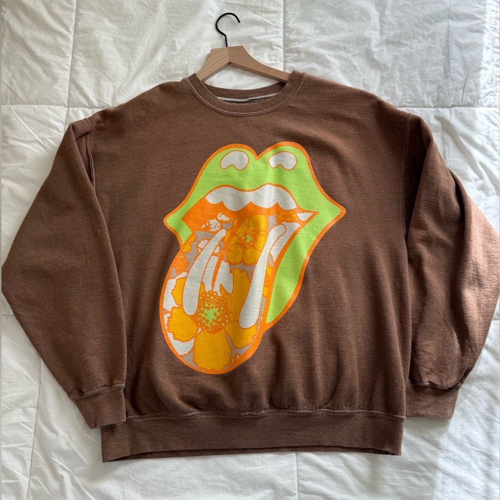 Urban Outfitters The Rolling Stones Crew Neck Sweatshirt - Picture 5 of 7